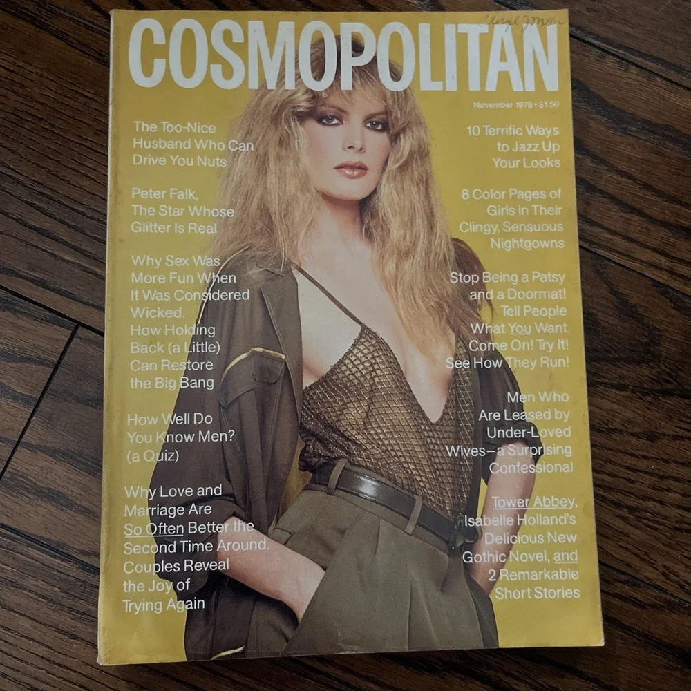 1978 NOVEMBER COSMOPOLITAN MAGAZINE - RENE RUSSO, PHOTO BY SCAVULLO - SP 3105